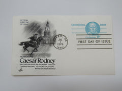 USPS Scott UX70 9c Caesar Rodney Patriot Postal Card First Day of Issue -- New