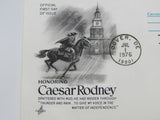 USPS Scott UX70 9c Caesar Rodney Patriot Postal Card First Day of Issue -- New