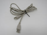 Standard USB A Plug to USB B Plug Cable 5.5 ft Male -- Used
