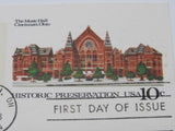 USPS Scott UX73 10c Cincinnati The Music Hall Postal Card First Day of Issue -- New