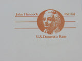 USPS Scott UY29 US Domestic Rate John Hancock Patriot Postal Reply Card -- New