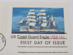 USPS Scott UX76 14c US Coast Guard Eagle Postal Card First Day of Issue -- New
