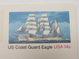 USPS Scott UX76 14c US Coast Guard Eagle VG/F (Very Good/Fine) Postal Card -- New