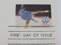 USPS Scott UX82 14c Winter Olympics Lake Placid 1980 Postal Card -- New
