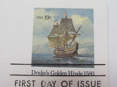 USPS Scott UX86 19c Drakes Golden Hinde 1580 Postal Card First Day of Issue -- New