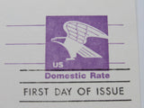 USPS Scott UX88 12c Eagle Domestic Rate Postal Card First Day of Issue -- New