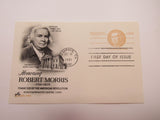 USPS Scott UX92 US Domestic Rate Robert Morris Patriot First Day of Issue -- New