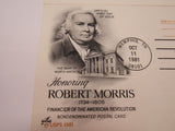 USPS Scott UY33 US Domestic Rate Robert Morris Patriot First Day of Issue -- New