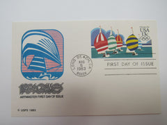 USPS Scott UX100 13c Olympic Yachting 1984 Postal Card First Day of Issue -- New