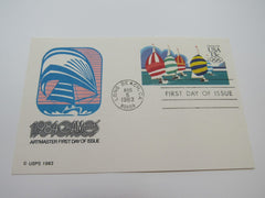 USPS Scott UX100 13c Olympic Yachting 1984 Postal Card First Day of Issue -- New