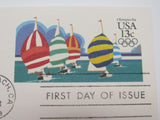 USPS Scott UX100 13c Olympic Yachting 1984 Postal Card First Day of Issue -- New