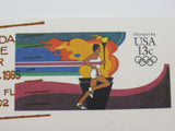 USPS Scott UX102 13c Olympic Torch Runner 1984 VG/F (Very Good/Fine) Postal Card -- Used