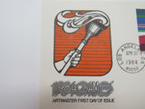 USPS Scott UX102 13c Olympic Torch Runner 1984 Postal Card First Day of Issue -- New