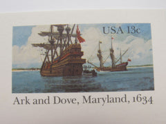 USPS Scott UX101 13c Ark and Dove Maryland 1634 Postal Card -- New