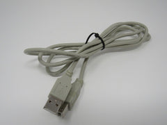 Standard USB A 2.0 Plug to USB B 2.0 Plug Adapter Cable 5 ft Male -- New