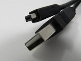 Standard USB A 2.0 Plug to USB Micro B Port Adapter Cable 4 ft Male Female -- New