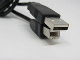 Standard USB A 2.0 Plug to USB B 2.0 Plug Adapter Cable 6 ft Male -- New