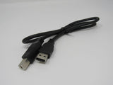 Standard USB A 2.0 Plug to USB B 2.0 Plug Adapter Cable 23 Inches Male -- New