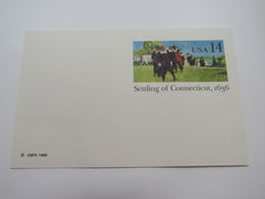 USPS Scott UX109 14c Settling of Connecticut 1636 Postal Card Revolution Series -- New