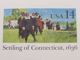 USPS Scott UX109 14c Settling of Connecticut 1636 Postal Card Revolution Series -- New