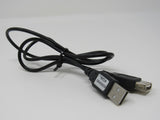 Standard USB A 2.0 Plug to USB A 2.0 Plug Cable 2 ft Male Female 640909 -- New