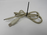 Standard USB A 2.0 Plug to Plug Connector Adapter Cable 3 ft Male -- Used