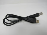 Standard USB A 2.0 Plug to USB B 2.0 Plug Adapter Cable 3.5 ft Male -- Used