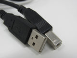 Standard USB A 2.0 Plug to USB B 2.0 Plug Adapter Cable 3.5 ft Male -- Used