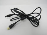 Standard USB A 2.0 Plug to USB B 2.0 Plug Adapter Cable 5.5 ft Male -- Used