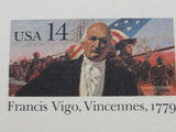 USPS Scott UX111 14c Francesco Vigo Vincennes VG/F (Very Good/Fine) Postal Card -- New