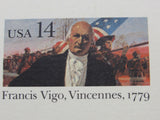 USPS Scott UX111 14c Francesco Vigo Vincennes VG/F (Very Good/Fine) Postal Card -- New