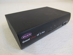 Belkin Omni View KVM SE 2-Port Switch Control F1D102 Vintage -- Used