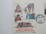 USPS Scott UX112 14c Settling of Rhode Island 1636 First Day of Issue -- New