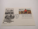 USPS Scott UX113 14c Wisconsin Territory 1836 First Day of Issue Postal Card -- New