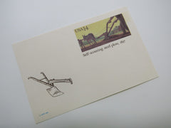 USPS Scott UX115 14c Self Scouring Steel Plow 1837 Postal Card -- New