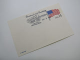 USPS Scott UX117 14c USA Flag Stars And Stripes Postal Card -- New