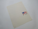 USPS Scott UY38 14c USA Flag Stars And Stripes Postal Reply Card -- New