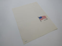 USPS Scott UY38 14c USA Flag Stars And Stripes Postal Reply Card -- New