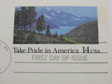 USPS Scott UX118 14c Take Pride In America First Day of Issue Postal Card -- New