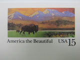 USPS Scott UX120 15c America The Beautiful VG/F (Very Good/Fine) Postal Card -- New