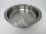 Heavy Duty Round Bowl 8-1/2-in 8.5 Inch Inner Lip Stainless Steel -- Used