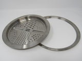 Heavy Duty Round Strainer Grater Slicer 7-3/4-in Metal -- Used