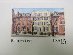 USPS Scott UX121 15c Blair House Mint Never Hinged/MNH Postal Card -- New