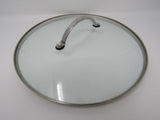 Professional Round Cookware Lid With Center Handle 12-in Metal Glass -- Used