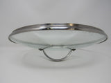 Professional Round Cookware Lid With Center Handle 12-in Metal Glass -- Used