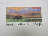 USPS Scott UY39 15c America The Beautiful Postal Reply Card -- New