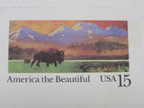 USPS Scott UY39 15c America The Beautiful Postal Reply Card -- New