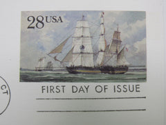 USPS Scott UX122 28c Yorkshire Clipper First Day of Issue Postal Card -- New