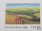 USPS Scott UX123 15c Iowa Territory Mint Never Hinged/MNH Postal Card -- New