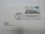 USPS Scott UX128 15c Hearly Hall First Day of Issue Postal Card -- New